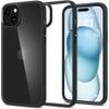 Spigen Ultra hibrid mobil tok, iPhone 15, fekete