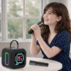 Blavec WS-09 Bærbar karaoke sæt med 2 mikrofoner, 10 W, sort
