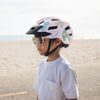 Casco da ciclismo per bambini Wozinsky con visiera rimovibile XS, rosa