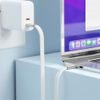 Acefast Kabel (C24-03) USB-C naar USB-C, 60W, 1,2m, Wit