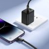 Borofone Peace (BX124) USB-C auf Lightning Ladekabel - Schnellladekabel 30 W Power Delivery - 1 m - Schwarz