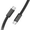 Borofone Peace (BX124) USB-C auf USB-C Datenkabel für schnelles Laden - 60 W Power Delivery - 1 m - Schwarz