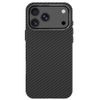 Tech-Protect Ion Carbon MagSafe, iPhone 17 Pro / 18 Pro, černo-stříbrný