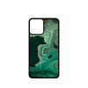 Momanio Case für iPhone 13 Mini - Schutzhülle mit Marmor-Design - Marble Green