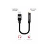 Swissten adaptor audio Lightning / Jack, negru