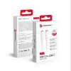 Forcell καλώδιο USB-C - USB-C, QC4.0, 5A/20V, PD100W, C339, 1 m, λευκό