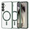 Techsuit Luxury Crystal MagSafe, Samsung Galaxy S25, verde scuro