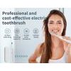 Soniczny elektryczny szczoteczka do zębów z zestawem 8 główek, 42 000 wibracji/min, 5 trybów, czarna