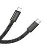 Borofone Peace (BX124) USB-C auf Lightning Ladekabel - Schnellladekabel 30 W Power Delivery - 1 m - Schwarz