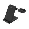 FIXED Powerstation 3 az 1-ben vezeték nélküli töltőállomás Garmin-hoz, 15W + 5W + 2,5W, fekete