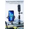 LanParte LPT01-E Suport telefon pentru motocicletă cu încărcare wireless și amortizare vibrații