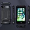 Techsuit Hybrid Armor Kickstand, iPhone 7 / 8 / SE 2020 / SE 2022, črna