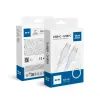 BlueStar kabel USB-C - USB-C 1 m, 60W, bílý