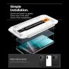 Samsung Galaxy A36 / A37 5G apsauginis stiklas – Spigen Glass.TR EZFit grūdintas stiklas su montavimo rėmeliu