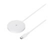 BlueStar Kabelloses MagSafe Ladegerät für iPhone - 15W Wireless Charger - Weiß