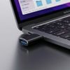Adaptor BlueStar USB-A - USB-C, negru