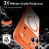 iPhone 17 Pro Max / 18 Pro Max vāciņš – ESR Classic Hybrid HaloLock MagSafe – oranžs