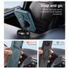 Husă Suritch MagSafe cu Suport și Protecție Cameră iPhone 17 Pro Max / 18 Pro Max, verde închis