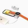 Wozinsky WF16-YLS 15W Mini Power Bank 5000mAh Lightning + USB-C + Φορτιστής Apple Watch, Λευκό