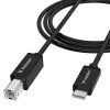 Wozinsky WKDDY1S καλώδιο USB-B – USB-C, 1 m, μαύρο