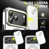 Camslide Stand etui, iPhone 17 Pro Max, srebrn