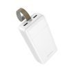Borofone akupank BJ88B 30000mAh 2x USB-A – valge
