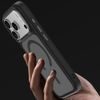 iPhone 17 Pro / 18 Pro vāciņš – Benks Magnetic Mist ar metāla rāmi – melns