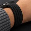 Tech-Protect Nylon Sport řemínek, Apple Watch 8 / 9 / 10 / 11 / SE / Ultra (44 / 45 / 46 / 49 mm), černý