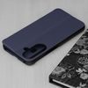 Eco Leather View Case Schutzhülle für Samsung Galaxy A27 5G - Kunstleder Flip Case mit Standfunktion - Blau