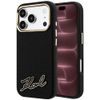 Karl Lagerfeld Grained Leather Resin Sign Logo MagSafe ümbris iPhone 17 Pro Max / 18 Pro Max – must