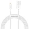 Baseus Superior kabel USB - Lightning 2 m, bijela (CATLYS-C02)
