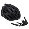 Casco ciclismo MTB Wozinsky con visiera rimovibile e luce LED USB posteriore L, nero