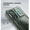 Dexnor 360 Kickstand Camprotector obal Samsung Galaxy S24 FE, zelený