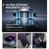 Dexnor MagSafe 360 Kickstand Camprotector obal iPhone 14 Pro Max, fialový