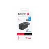 Swissten Δικτυακός Προσαρμογέας GaN 2x USB-C 65W PD και 1x USB-A 18W QC, μαύρος