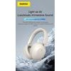 Dudao X22 Max Bezdrátová Bluetooth sluchátka, ANC, béžová