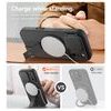 Husă Suritch MagSafe cu Suport și Protecție Cameră iPhone 17 Pro Max / 18 Pro Max, neagră