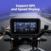 Wyświetlacz motocyklowy 6,25" z bezprzewodowym Apple CarPlay, Android Auto, kamerami DVR i TPMS