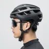 Rockbros HC-58BK-M dviratininko šalmas, 55–58 cm, juoda-pilka