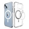 JP MagFit MagSafe etui z certyfikatem 3M SGS, iPhone 14 Plus / 15 Plus, przezroczysty