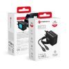 Forcell F-Energy GaN III Ladegerät - 2x USB-C 60W - mit USB-C auf USB-C Kabel - Schwarz