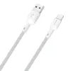 Dudao L9T kabelis USB-A – USB-C 5A 1 m – balts