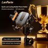 LanParte LPT01-E Suport telefon pentru motocicletă cu încărcare wireless și amortizare vibrații