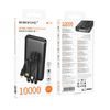 Borofone BJ79 CleverPower Bank 10 000 mAh с USB-C и Lightning кабели, черна
