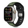 Tech-Protect IconBand Line Apple Watch 8 / 9 / 10 / 11 / SE / Ultra (44 / 45 / 46 / 49 mm), černý / zelený