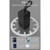 Dudao K8-5 powerbanka 50000mAh 30W – melna