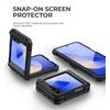 Dexnor 360 Kickstand obal Samsung Galaxy Z Flip 6, černý