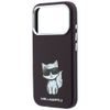 Karl Lagerfeld Smooth Leather Choupette Sketch MagSafe ümbris iPhone 17 Pro Max / 18 Pro Max – punane