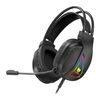 T-WOLF H160 Gaming Headset mit 7.1 Surround Sound - USB Gaming Kopfhörer mit RGB Beleuchtung