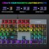 Gaming Mechanisch Toetsenbord T-WOLF T17 - RGB Verlichting - Blue Switch - Full Size (EN Layout)